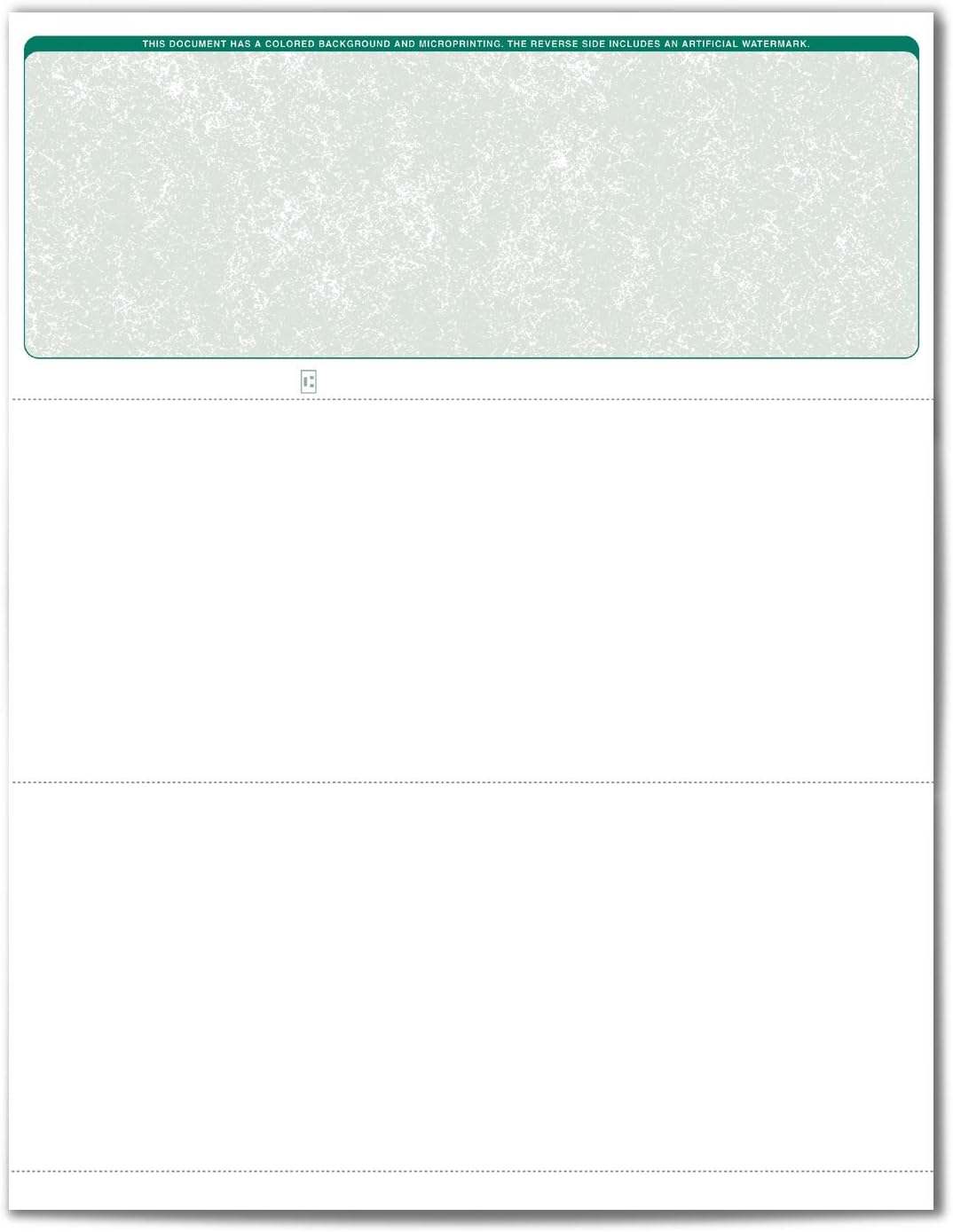 ValueChex Secure Paper Form 1000 - Green Classic - 500 Sheets