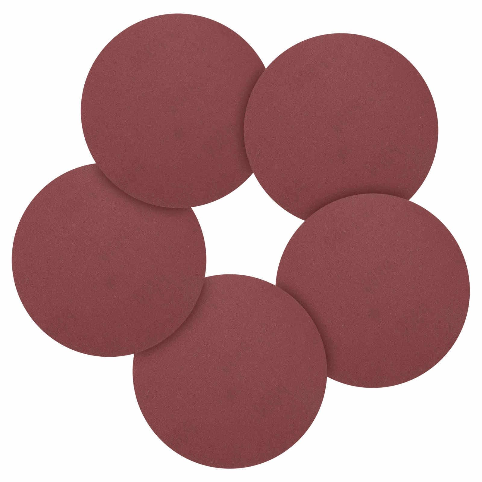 CoCud 100 Pcs 125 mm Sanding Disc 1000 Grit Round Hook and Loop Sandpaper Fit for Orbital Sander or Automotive Car Repairing, Grinding and Polishing, Red