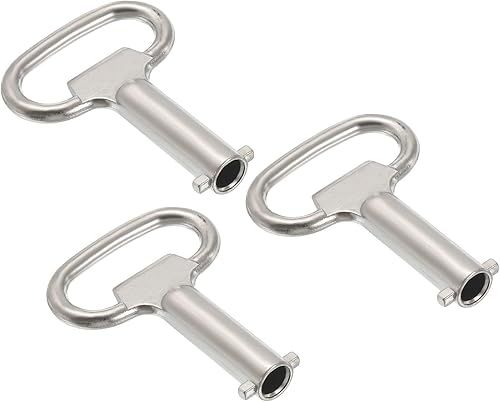 Miniatura 7 de PATIKIL Llave de llave de vaso de 0.5 x 0.198 pulgadas, paquete de 6 llaves de medidor de agua a gas para gabinete eléctrico para cerradura de panel