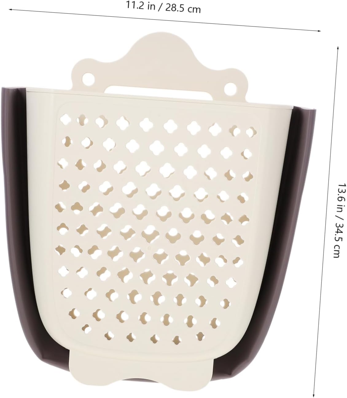 VALICLUD Wall Mounted Laundry Basket Large Capacity Dry Clothes Hamper for Bathroom Storage Space Saving Collapsible Dirty Clothes Container and Organizer Practical Household Hanging Hamper