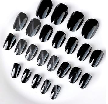 fingernagel zum aufkleben falsche nagel 24pcs falsche nagel fertige volle abdeckungs nagel spitzen drucken an nagel kunst falschungs nagel spitzen reine farbe b fur frauen madchen amazon de beauty