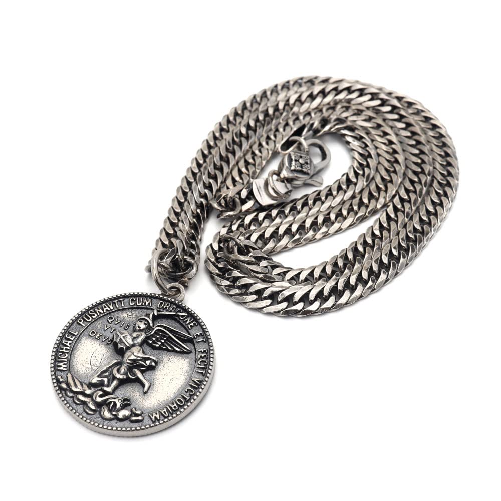 Amazon | [silver KYASYA]コインネックレス メンズ シルバー925 
