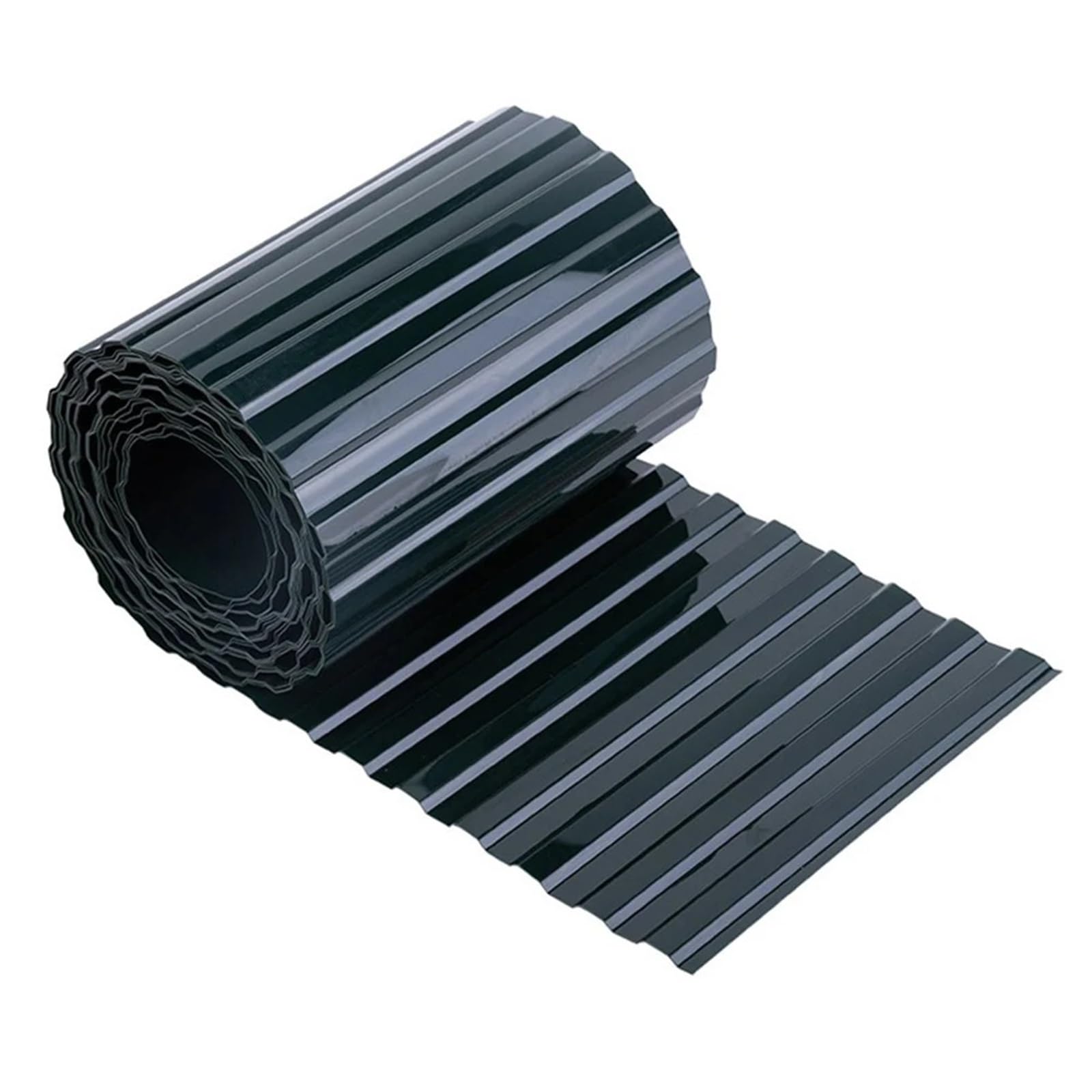 Bordura de Jardín de Plástico Generous Coverage Garden Barrier Easy Installation Fence Install Neat(Dark green-10cmx9m)