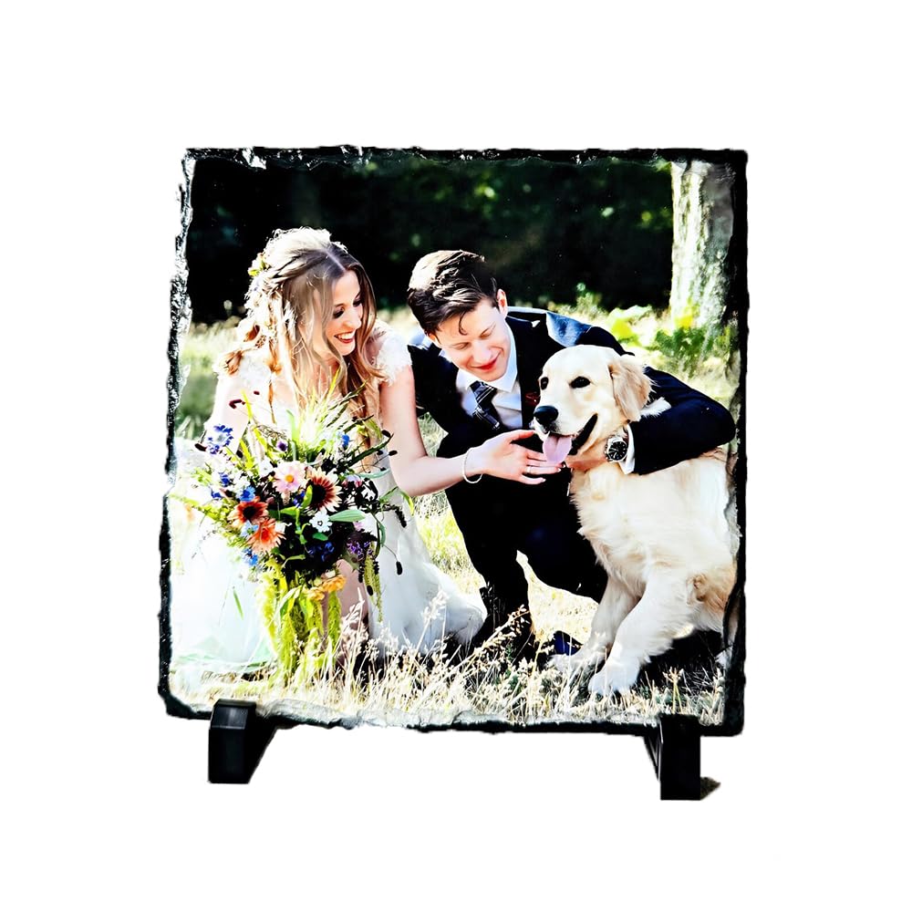 COOKIES AND KOALAS Photo Slate - 20x20 cm Large Square Stone Plaque