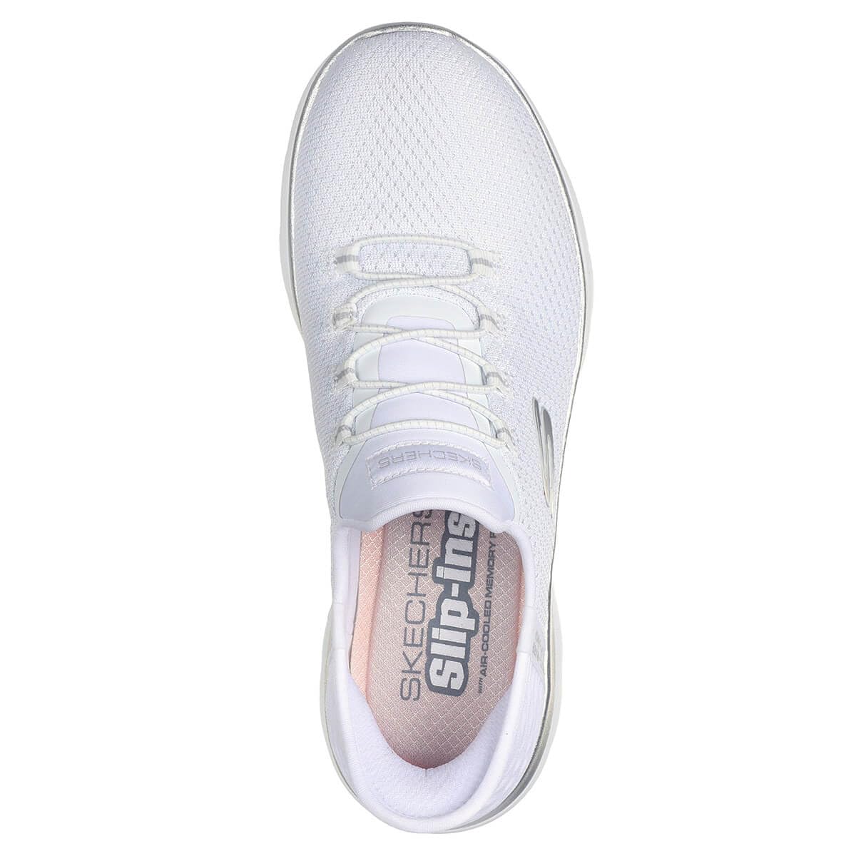 Skechers Summits Diamond Dream Calzature Da Ginnastica Bianche/Argento Donna - EUR