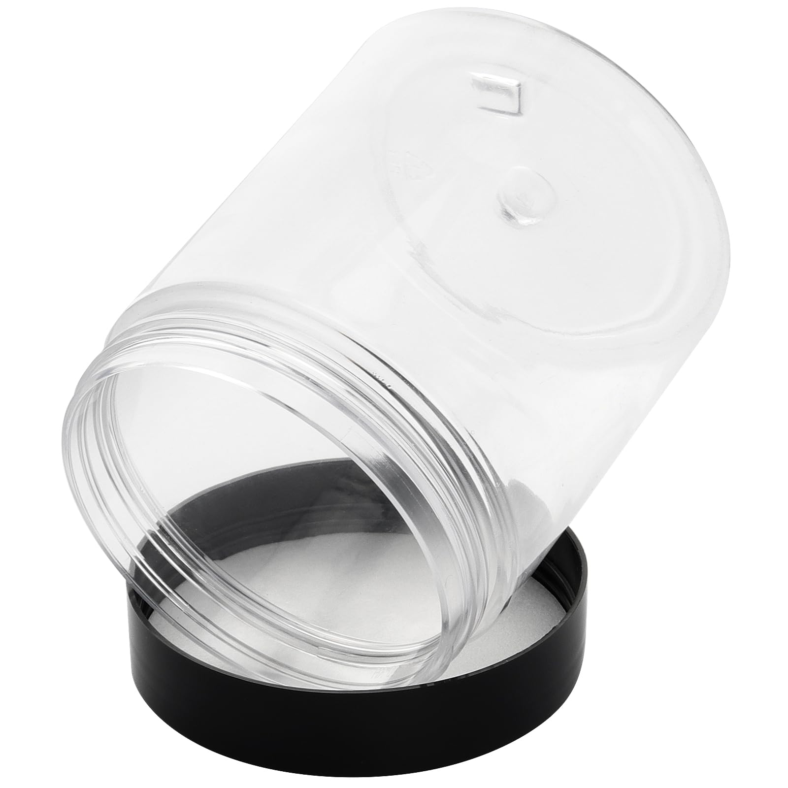 Pack 12 Frascos De Plástico Transparentes 250 Ml Con Tapa De Rosca – Para Especias Y Alimentos