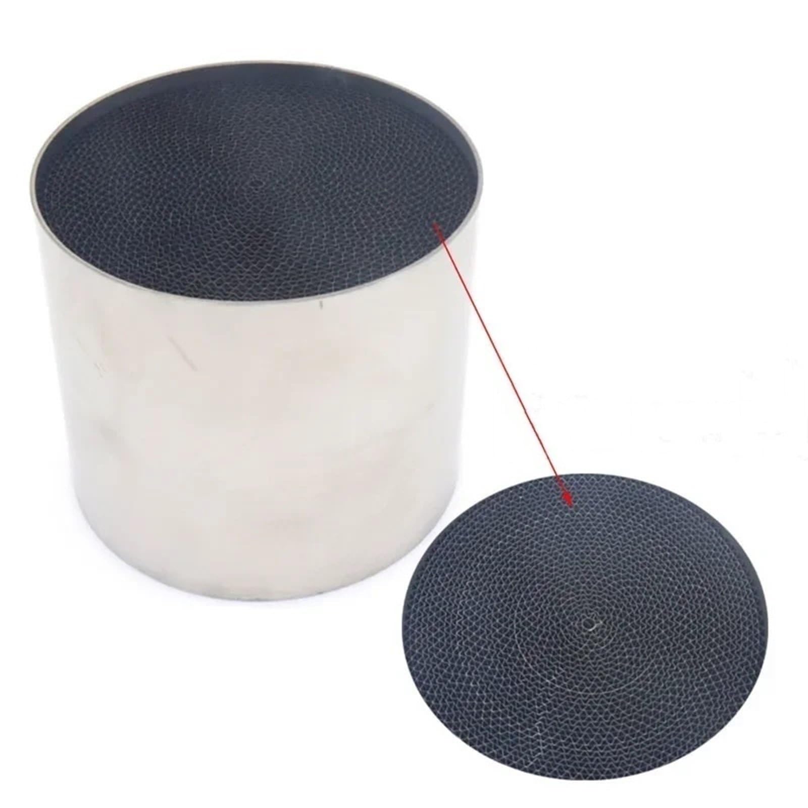 katalizator samochodowy Katalizator 200 CPSI Uniwersalny filtr wydechowy z metalowym katalizatorem o strukturze plastra miodu, średnica: 101/110/114/120/127 mm EURO 1 | Metal 101X130mm