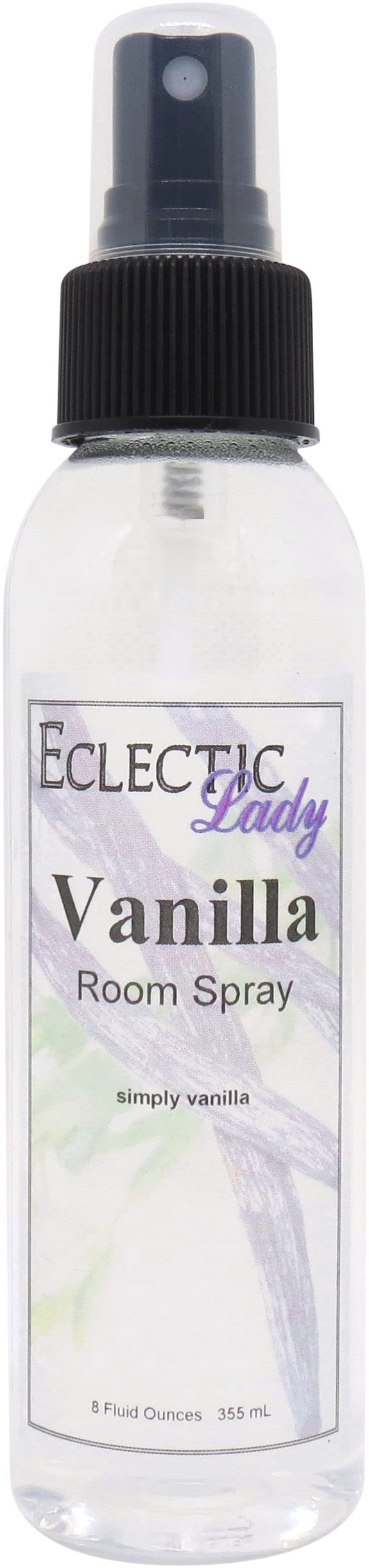 Vanilla Room Spray, 8 Ounces, No Artificial Colors, Parabens, or Preservatives - Fragrant Aromatic Room Mist For Home, Room, Office