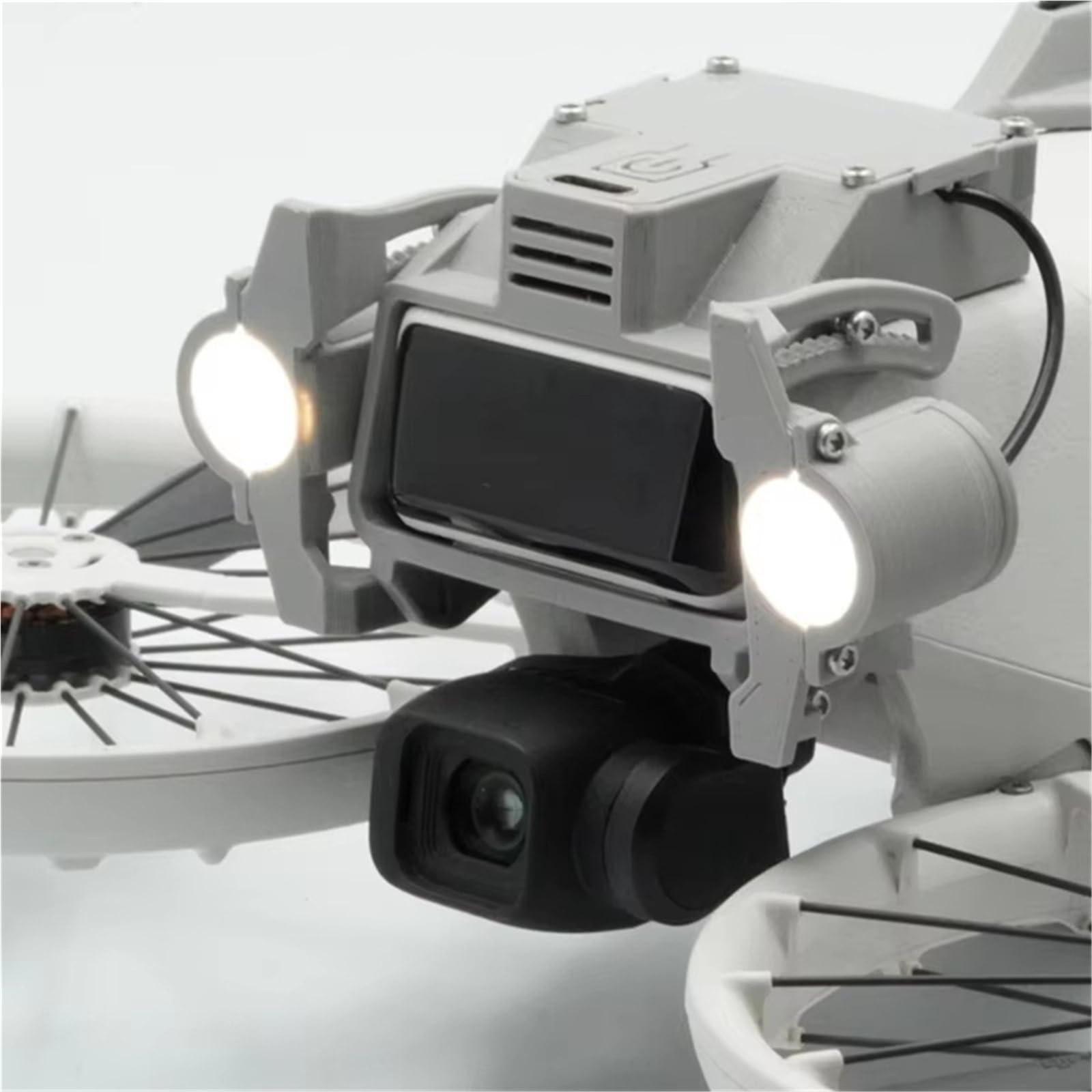 Kompatibel mit DJI-Drohnen, ausklappbare LED-Taschenlampe mit multifunktionalen Nachtnavigations- und Signalbeleuchtungsmodi