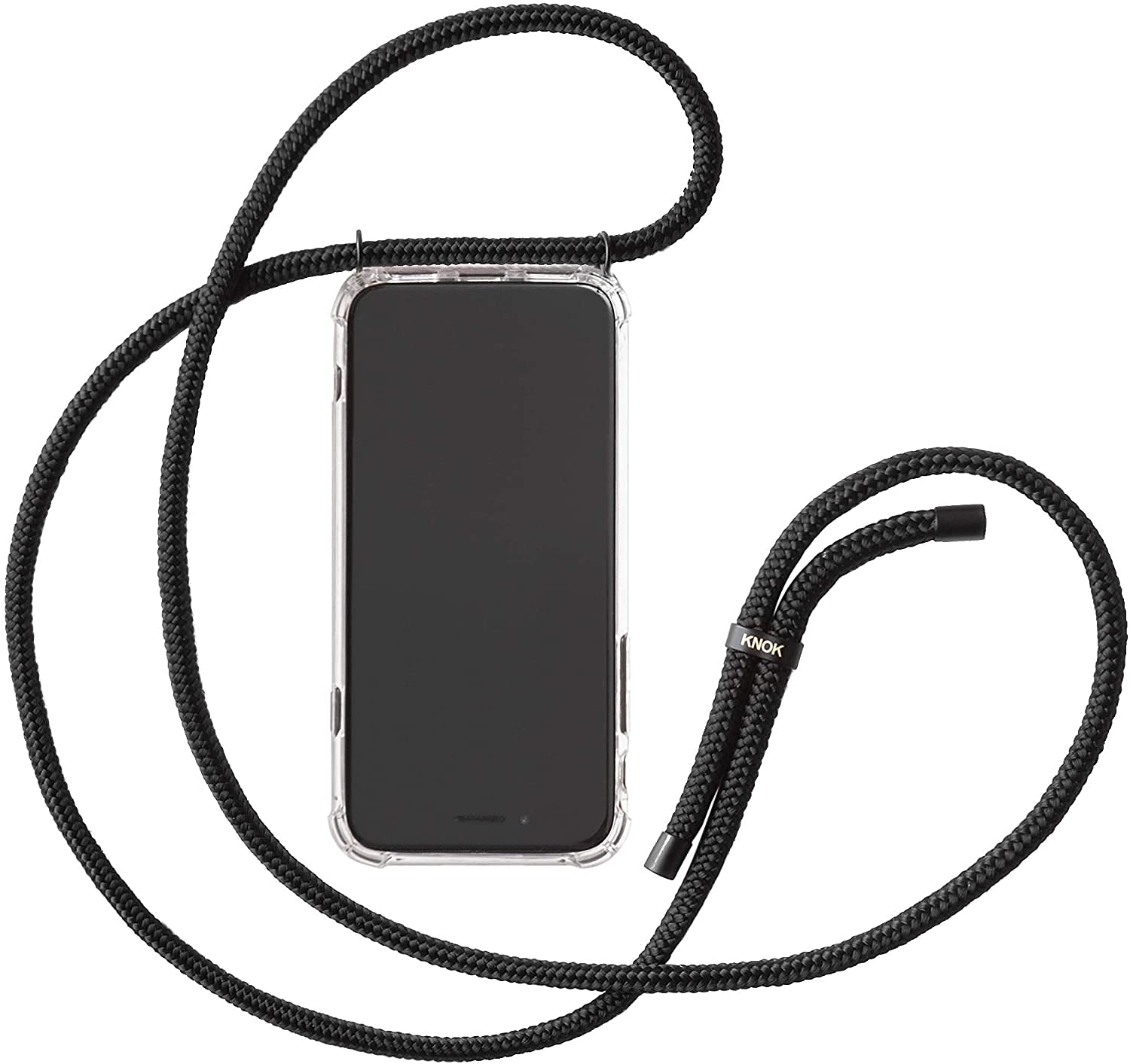 Custodia In Silicone Con Cordino Per IPhone 13 Pro Max, Cover Morbida Con Cinturino Regolabile Da Collo 1,5m - Viola