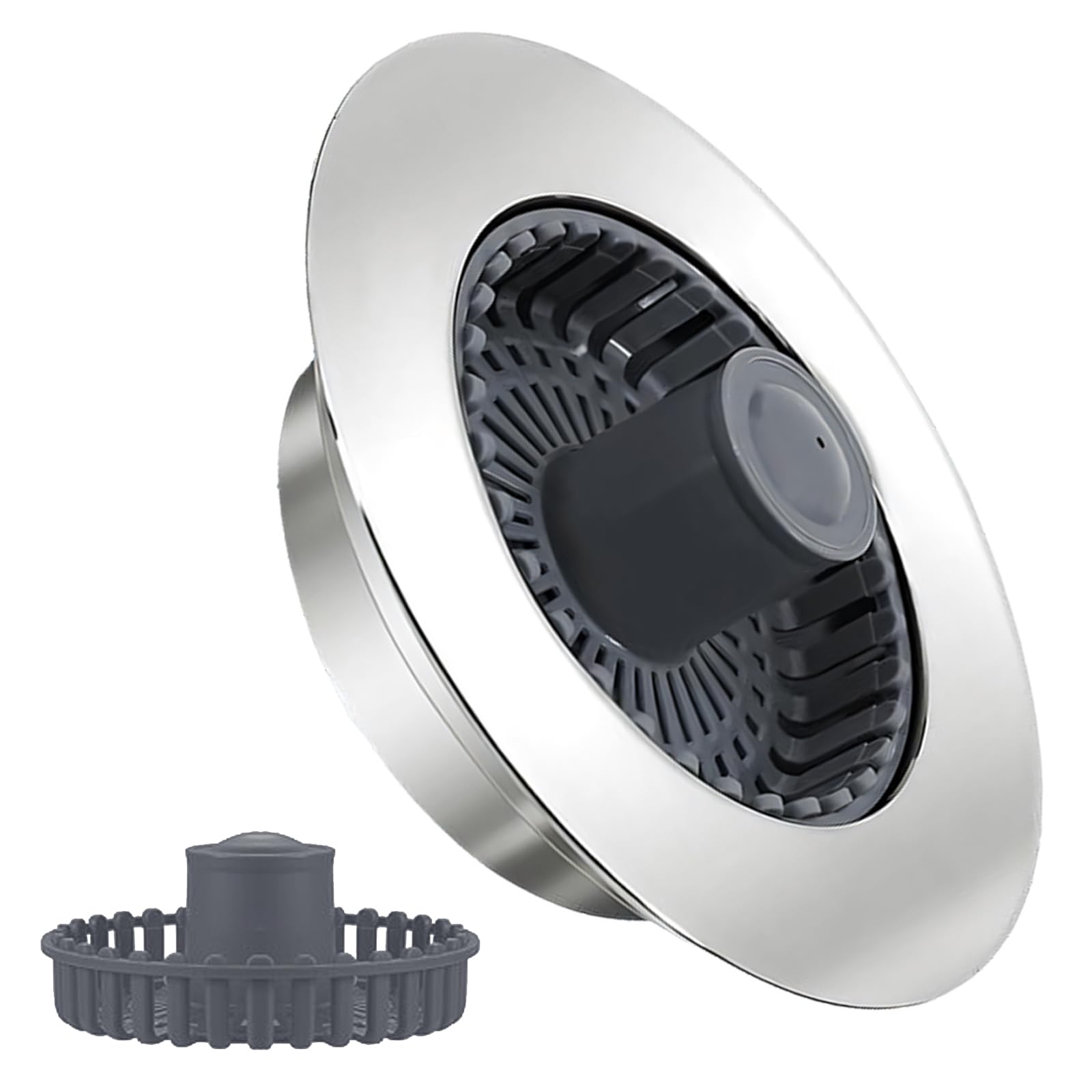 Elnwnnkc Sink Drain Strainer Basket Plug Push Type Bounce Cores Drains Filter Anti Clogging Stoppers Basins Plug Filter Stoppers Baths Cover for Tub Hair Catcher