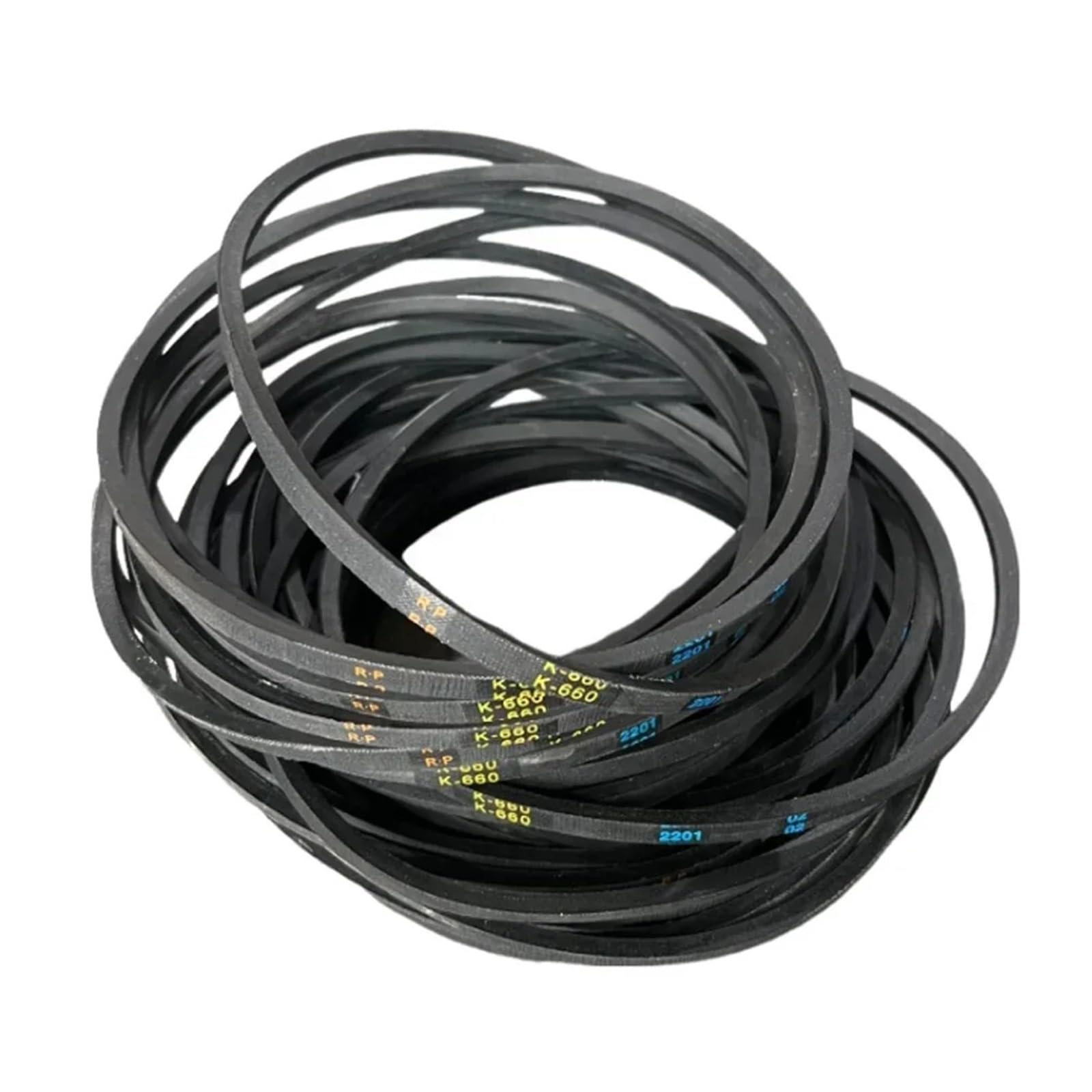 Correa Trapezoidal K660 negra de 66 cm para piezas y taladros