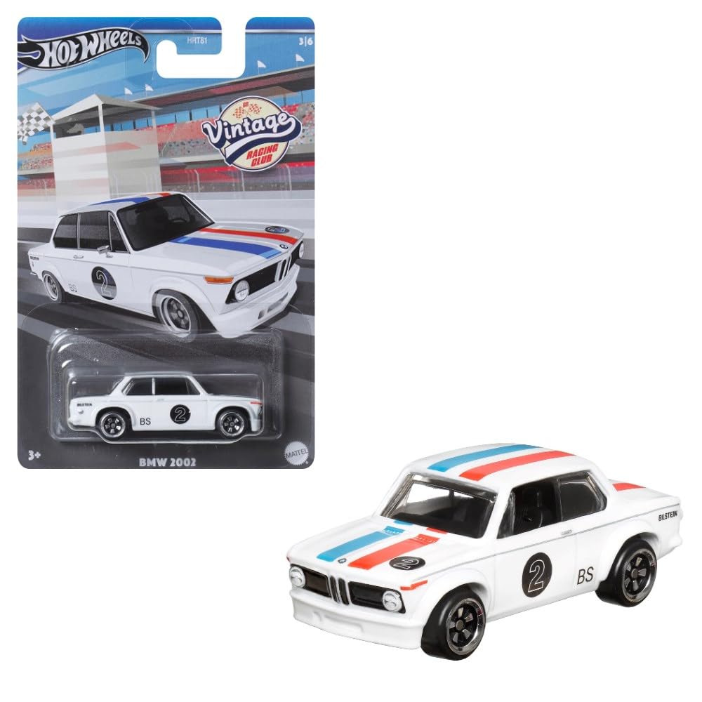 Hot Wheels Vıntage Temalı Arabalar HRT81-HRV02 03/06 Racing Club Bmw 2002