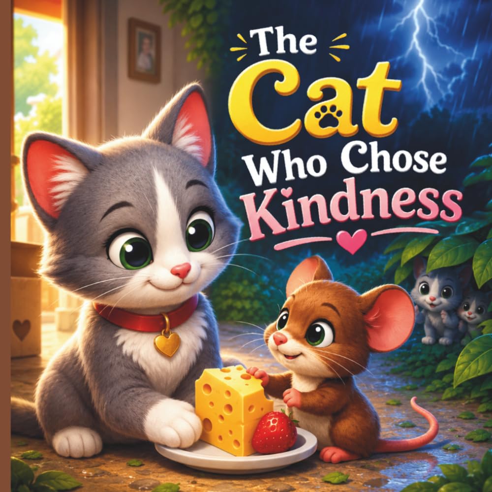 The Cat Who Chose Kindness: An Inspiring Picture Book About Kindness, Friendship, Empathy, and Unexpected Friends for Kids Ages 3–12