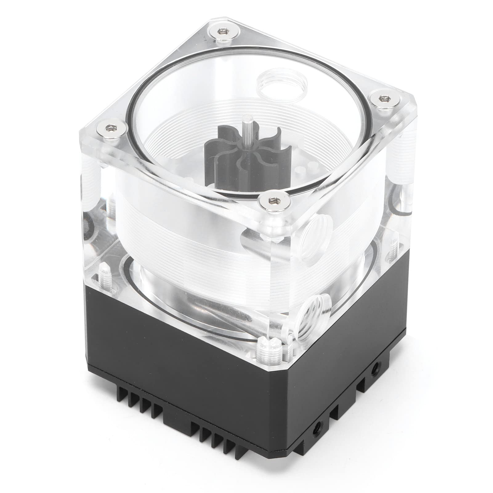 Indicador de Caudal Duradero de Refrigeración por Agua para PC para una Disipación Eficiente del Calor para Jugadores Aleación de Aluminio + Acrílico