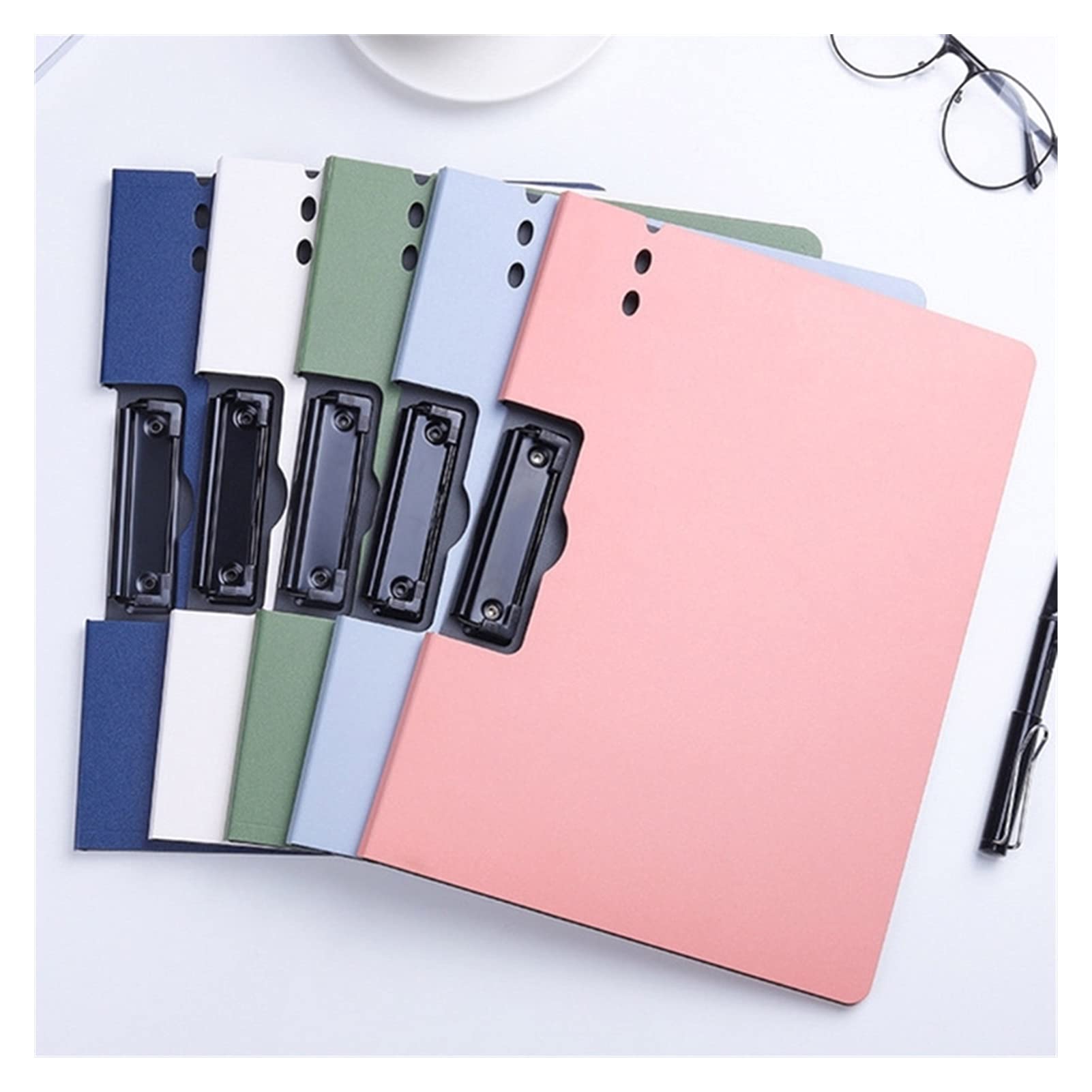 1 szt. Wielofunkcyjny teczka na dokumenty podkładka do pisania schowek Memo Clip Board klipy materiały biurowe Clip Board