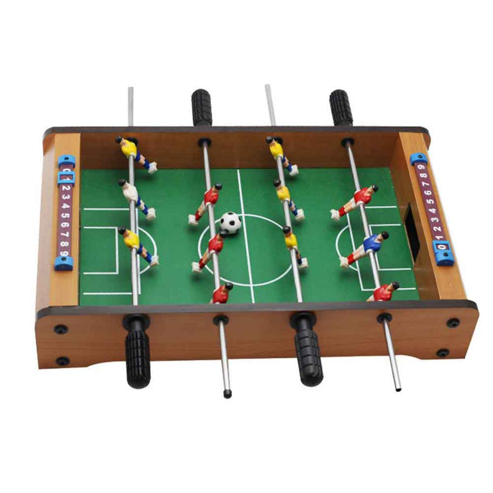 Foosball Table, 13.5'' Soccer Table Top Game, Mini Football