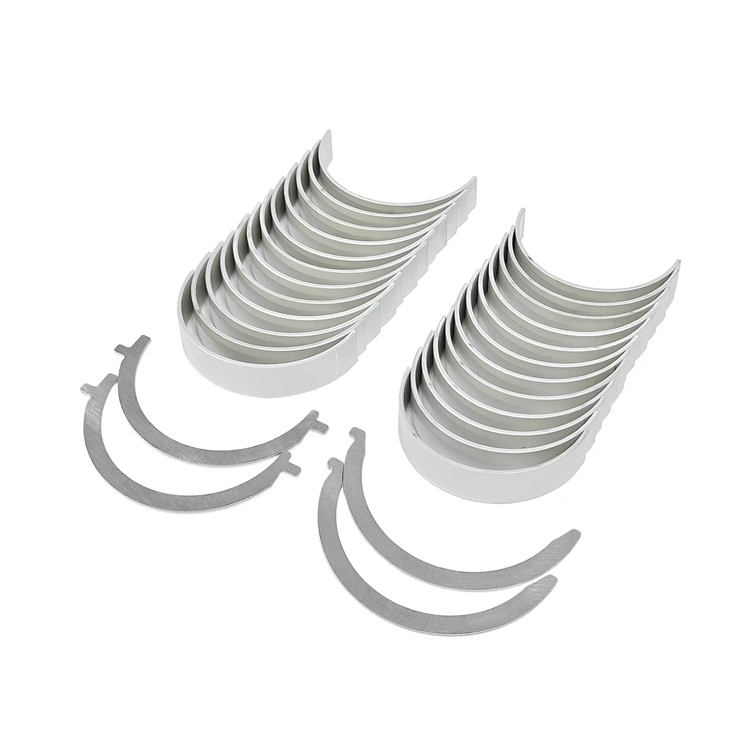 Crankshaft Thrust Con Rod Bearings Set Fits for Ram 1500, for Jeep Grand Cherokee 3.0L V6 EcoDiesel Engine 2014-2018, Replaces 68229163AA, 68229245AA, 68147095AA