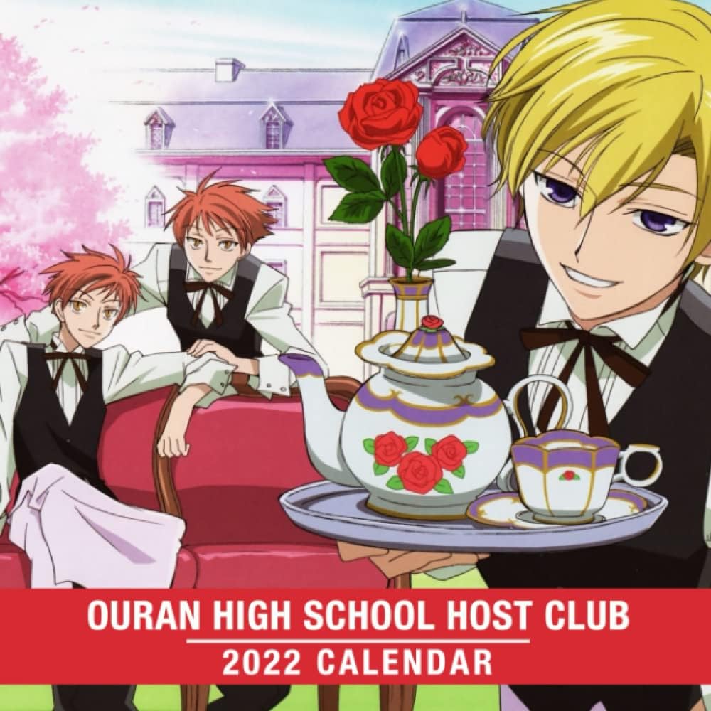Calendar Ouran High School Host Club 2022: A Great Gift For Ouran High School Host Club Anime Manga Lovers To Welcome A New Year | Calendario Calendrier Kalender 2022 Bonus 4 Months 2023