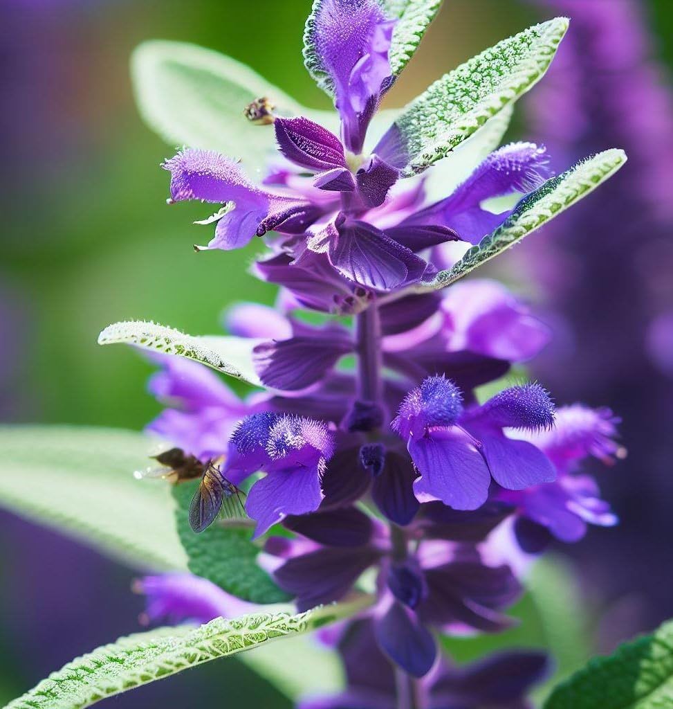 Sage, Broadleaf (Salvia officinalis) Herb Seeds, Perennial Plant, Easy to Grow, Large, Aromatic Leaves, Aromatic Oil, Rich in Nutrients, Seeds by MySeeds.Co, You Choose The Amount (1/2 LB)