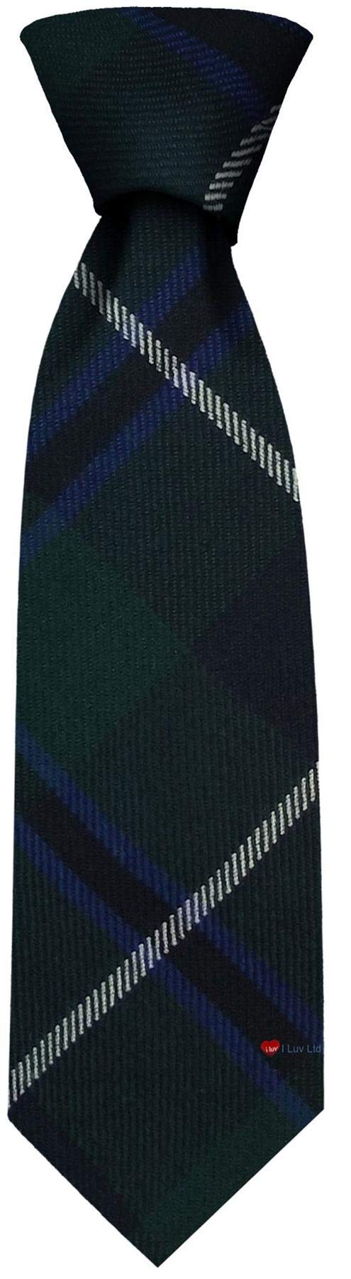 I LUV LTD Gents Neck Tie Douglas Modern Tartan Lightweight Scottish Clan Tie