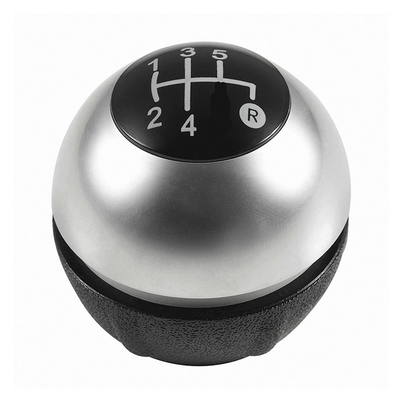 GLBLPEXELR for Fiat 500 500C 2007-2018 Sporty Gear Shifter Knob ABS/Leather
