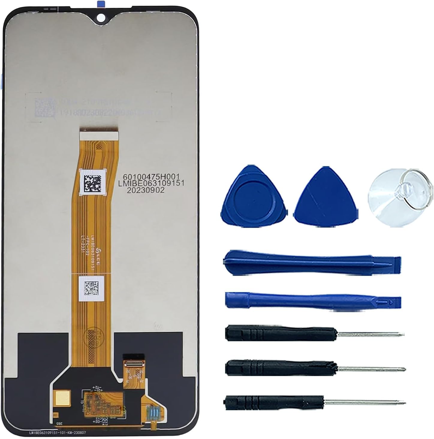 LCD Screen Display Touch Panel Digitizer Assembly Replacement for Nokia C210 LCD Display 6.3"