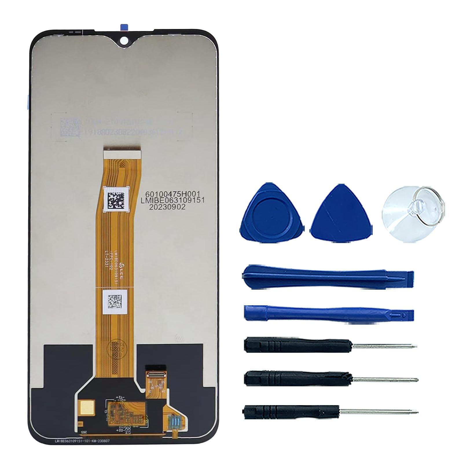 LCD Screen Display Touch Panel Digitizer Assembly Replacement for Nokia C210 LCD Display 6.3"