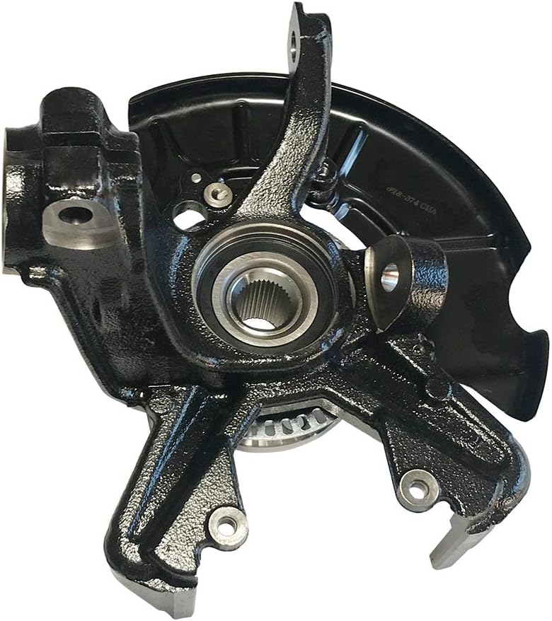 DRIVESTAR 698-374 Front Steering Knuckle & Wheel Bearing Hub Assembly Compatible with 2002-2010 Volkswagen Beetle, 2001-2004 Golf, 2001-2005 Jetta Right Right Passenger Side Replace# LK008 1J0407256AG