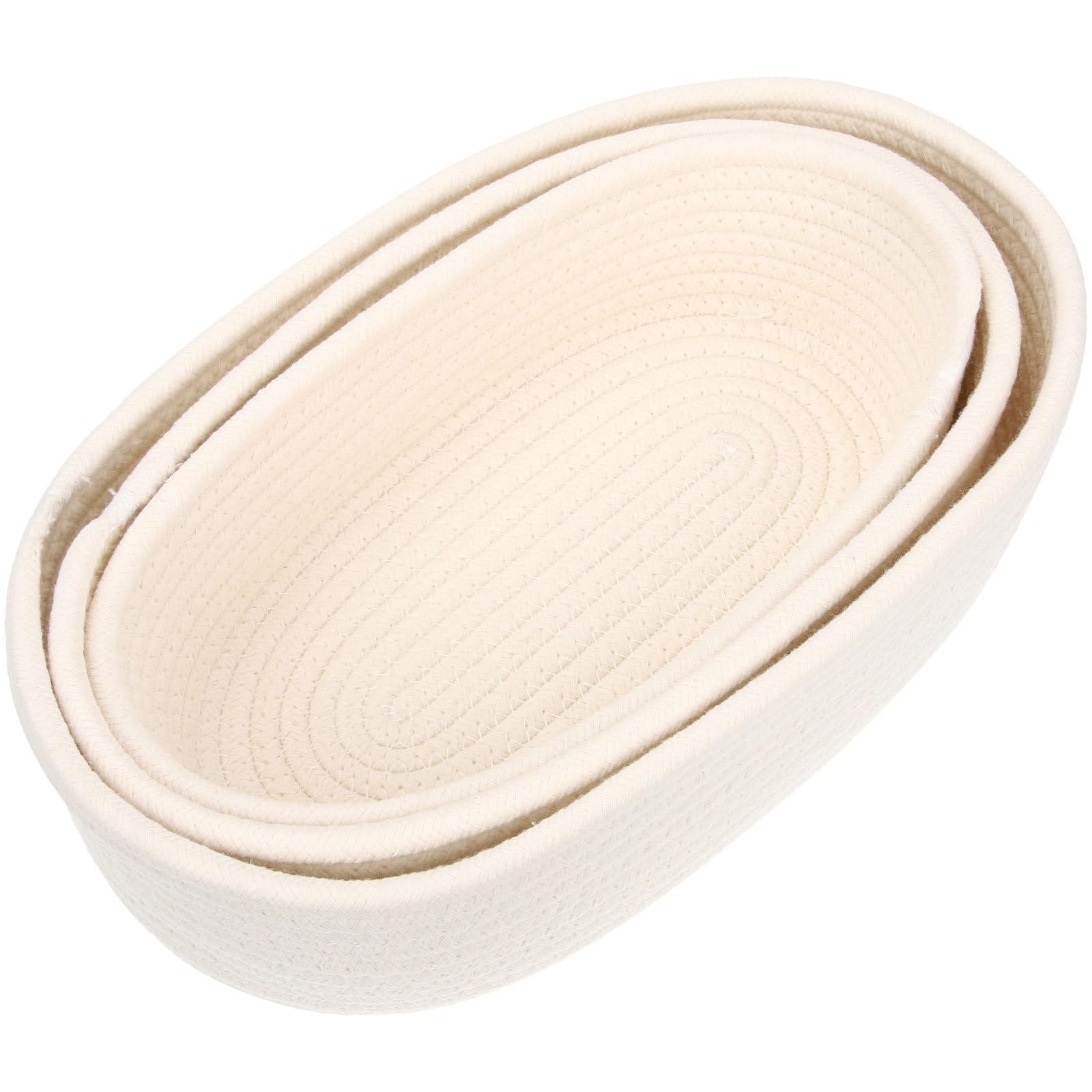 Paniers tressés en corde pour rangement jouets et organisation maison