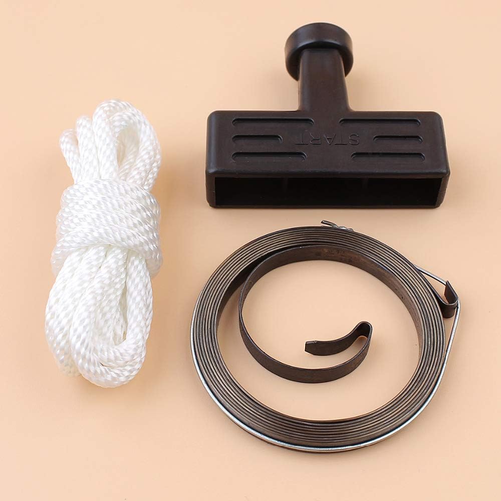Recoil Pull Starter Spring Handle Grip Rope Kit Fit for GX120 GX160 GX200 168F 170F 5.5/6.5hp Engine Motor Brushcutter