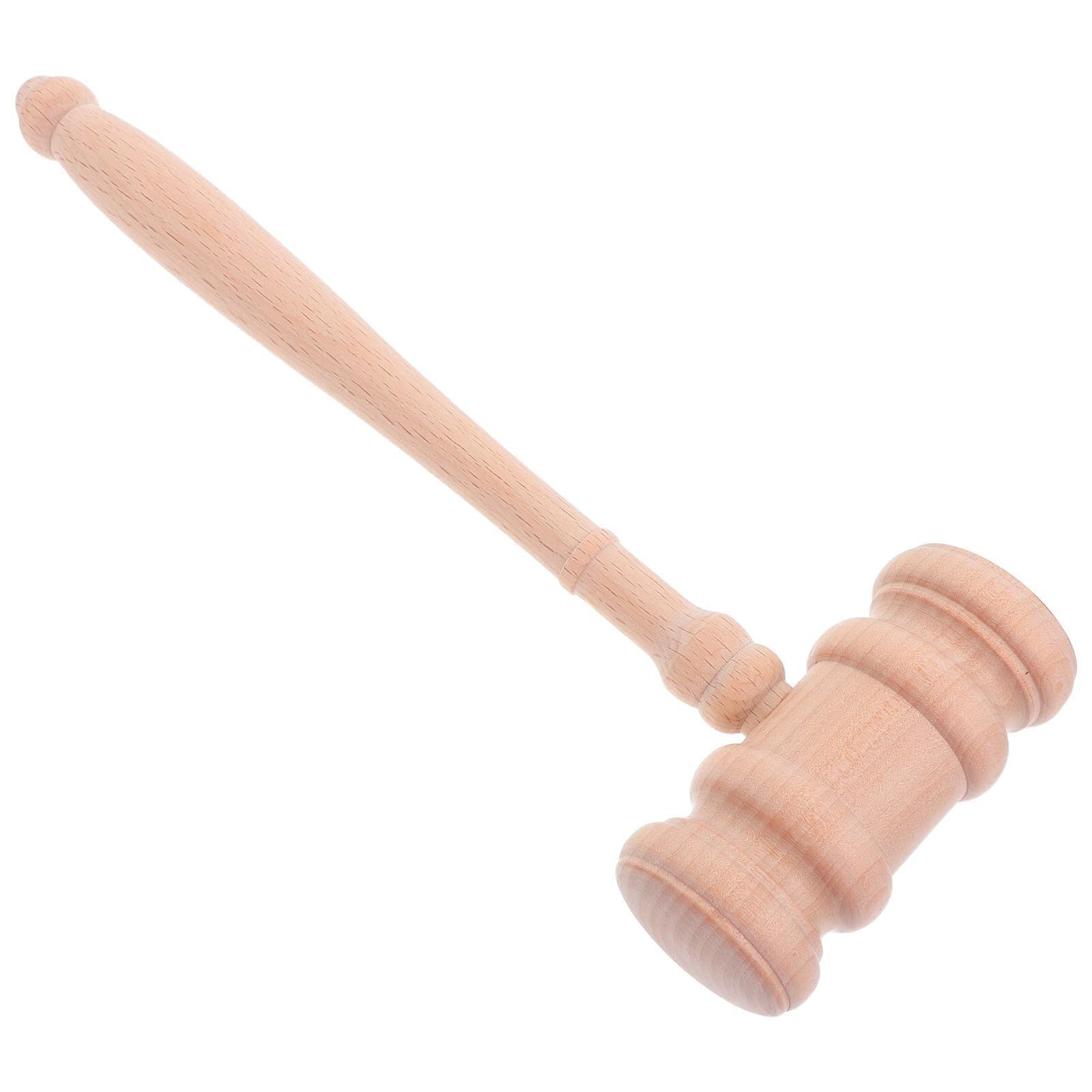Hardwood Wooden Gavel Judge Hammer for Courtroom Use Professional Law Auction Prop & Judicial Tool Wood Mallets