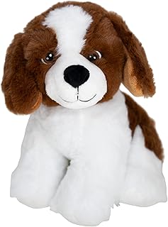 HEITMANN DECO Pet Plush Cavalier King Charles Spaniel White Brown