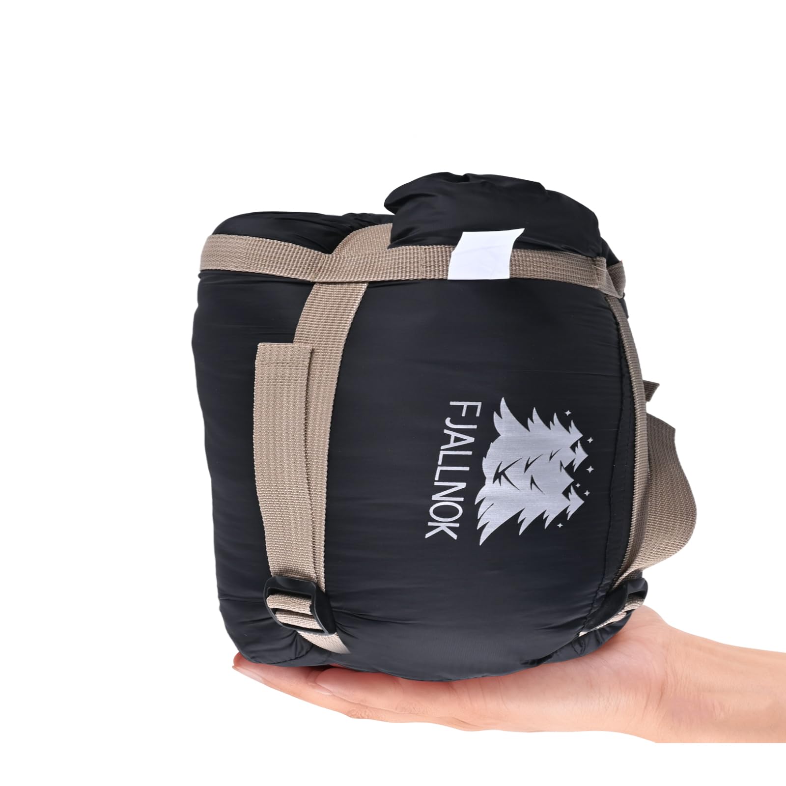 FJALLNOK Ultralight Warm Weather Sleeping Bag, Portable,Waterproof, Compact Lightweight, Comfort with Compression Sack