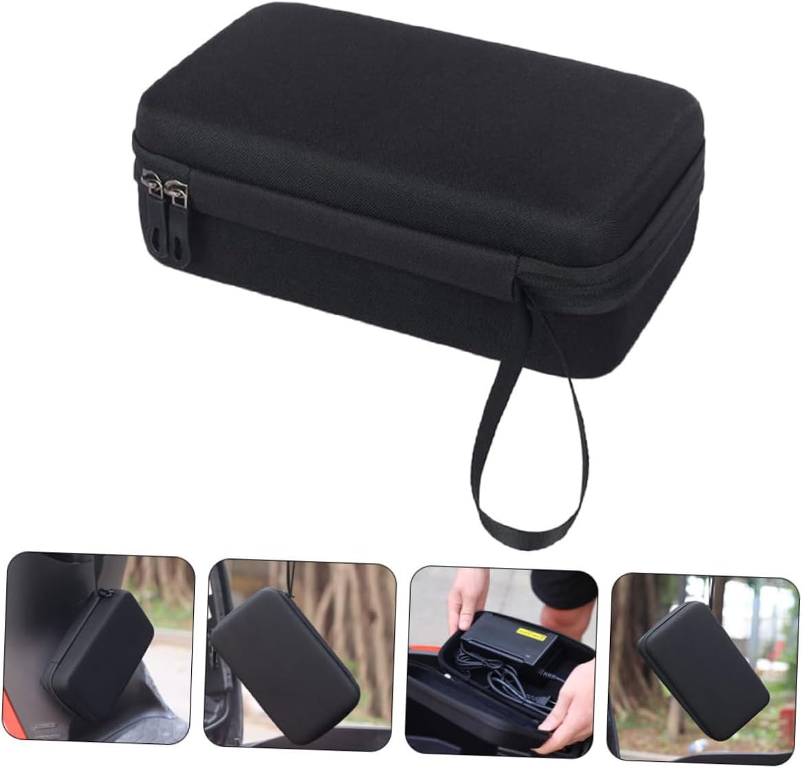 4pcs Charger Storage Bag for Electric Vehicle Case Shockproof and Pressure-resistant Bike Accessories Bag Easy Maintenance Stylish Design