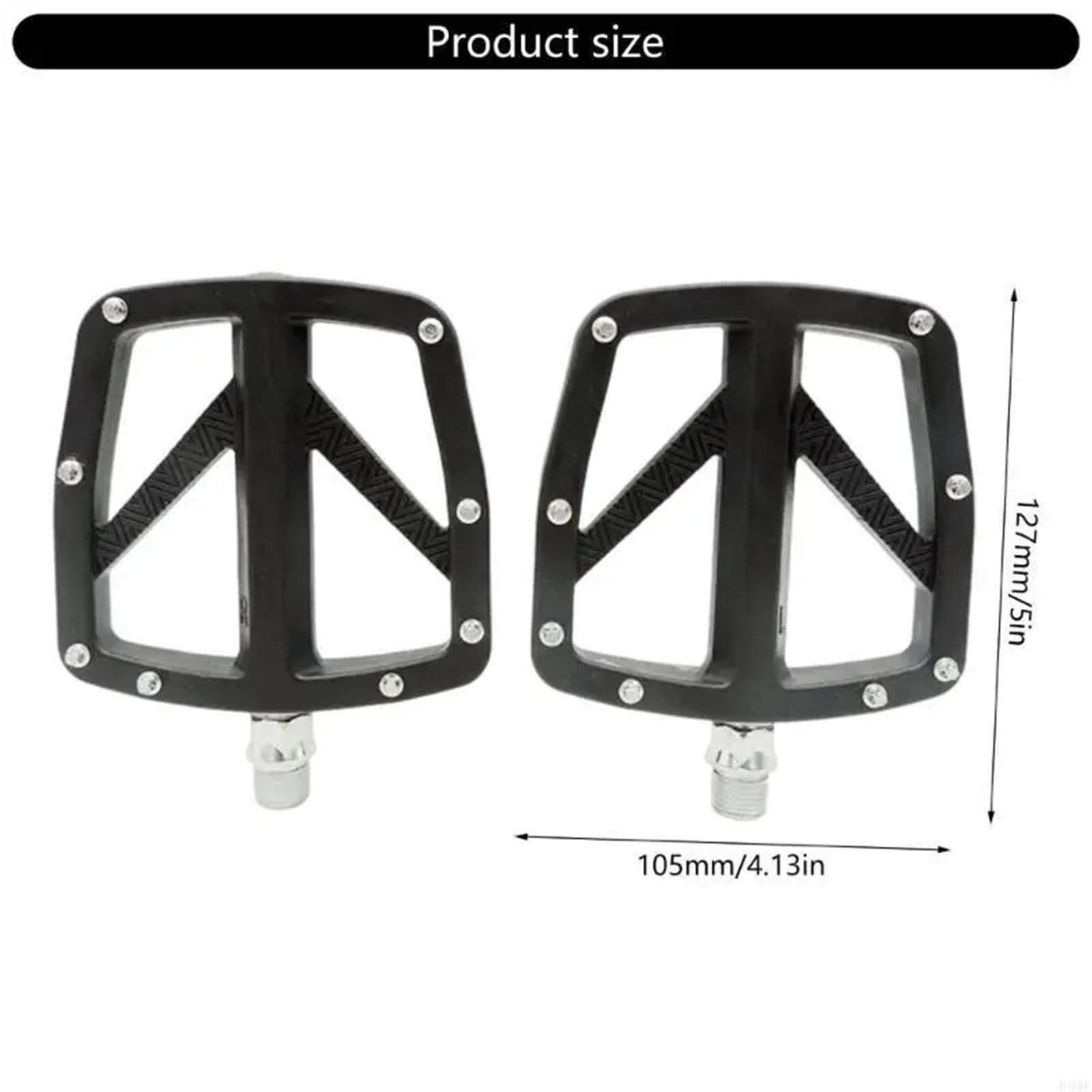Nylon-Pedale mit hoher Stärke, breite Fahrradpedale, Rennrad, abgedichtetes Lager für Enthusiasten für Straße und MTB