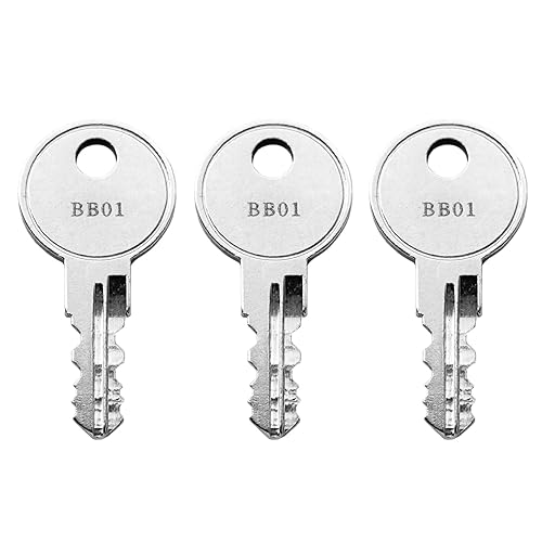 (3) KeyPower BB01 - BB10 Toolbox Keys for Kobalt/Better Built/Eberhard