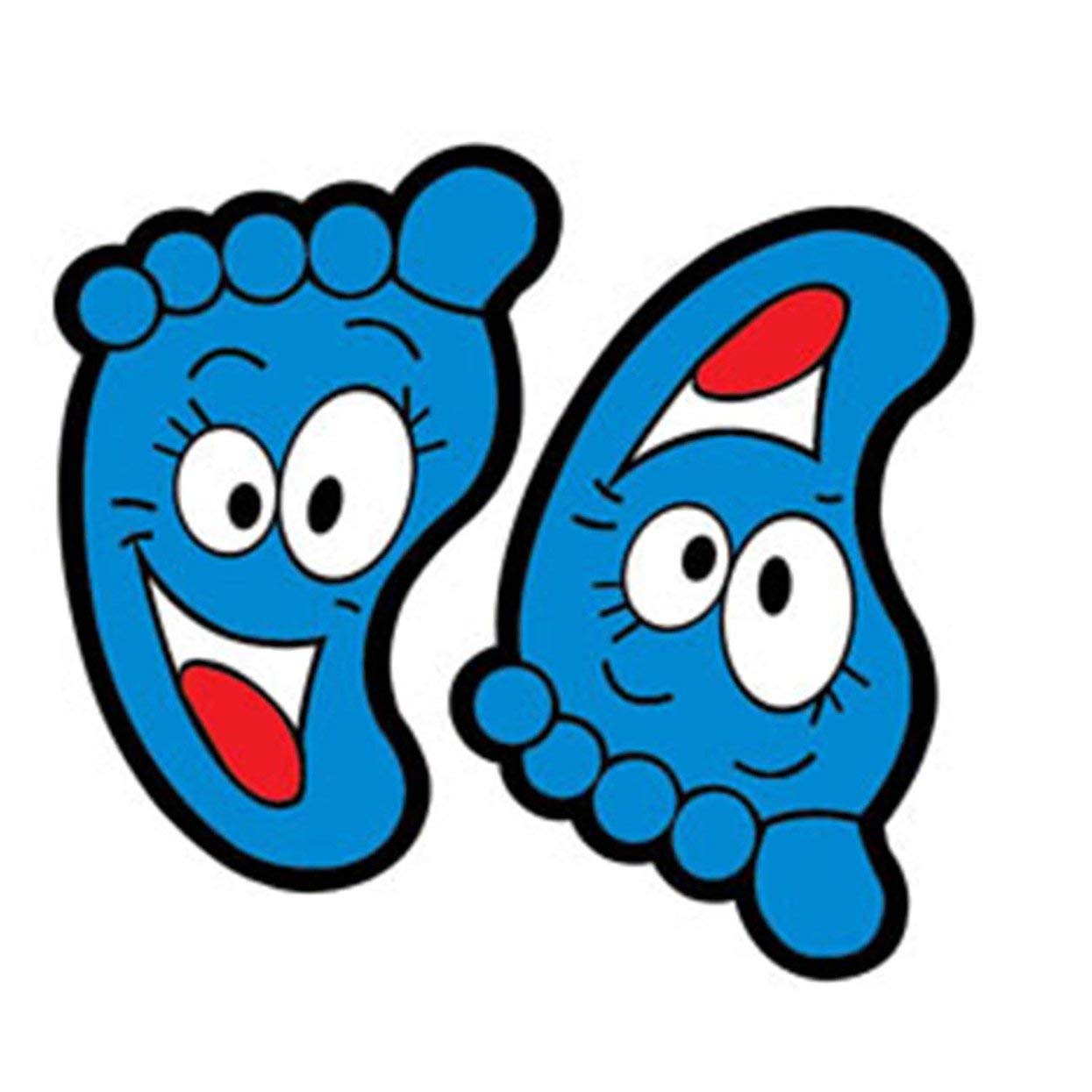 ShenyKanLittle Foot Print Wall Stickers Self-adhesive Removable Bedroom Living Room Kindergarten Home Lovely Decoration Sticker