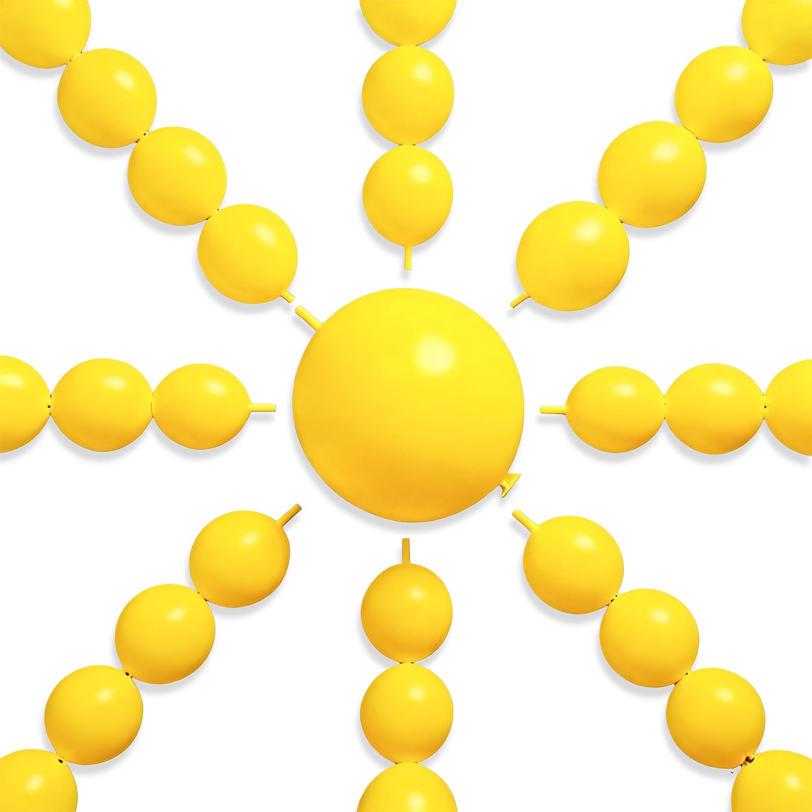 Photo 1 of ***MISSING PARTS***
PartyWoo Yellow Linking Balloons - 100pcs 6 Inch