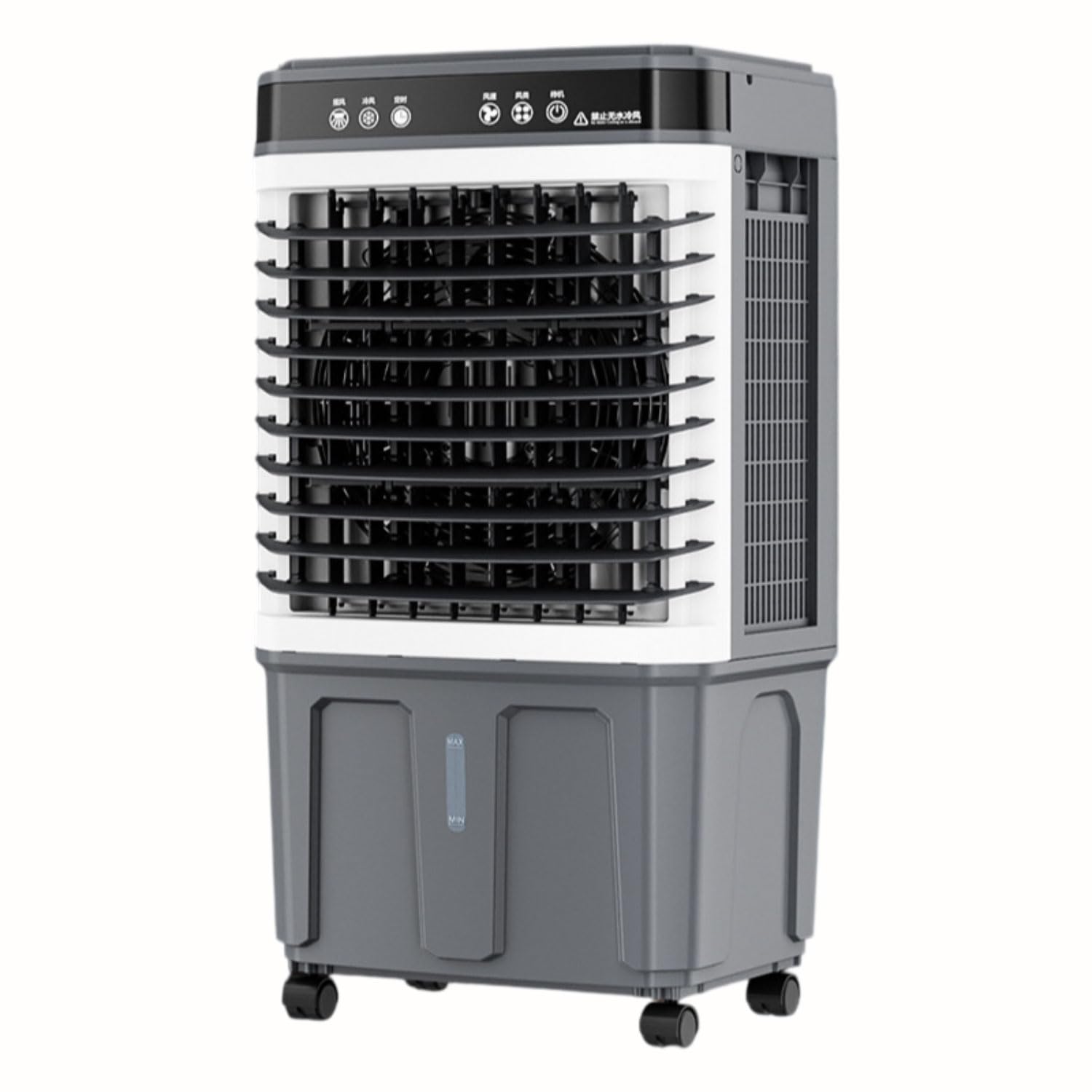 WJIANBIN Cooling Fan for Large Room Garage Patio Evaporative Air Cooler Portable Swamp Cooler with 3 Speeds 12H Timer Large Water Tank 120° Oscillation Portable Air Conditioner No Hose Needed