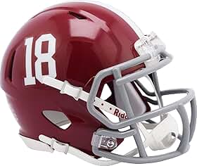 Riddell Capacete De Futebol Americano Ncaa Alabama Crimson Tide Speed Mini