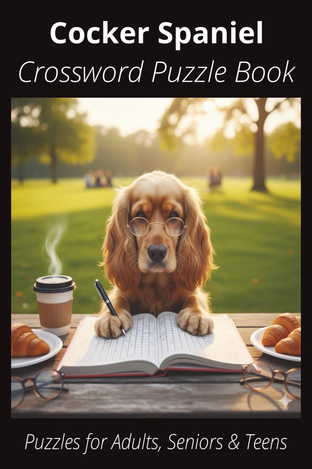 Cocker Spaniel Crossword Puzzle Book: Crossword Puzzles with Easy-to-Read Print About Cocker Spaniels, Loyal Companions, Training, Fun Facts & More | ... Pet Lovers, Vacations, and Relaxing Moments