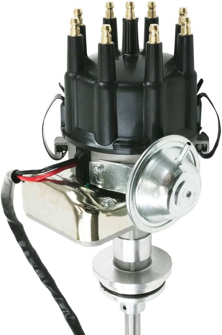 Top Street Performance JM6713BK Ready-To-Run Electronic Distributor with Black Cap