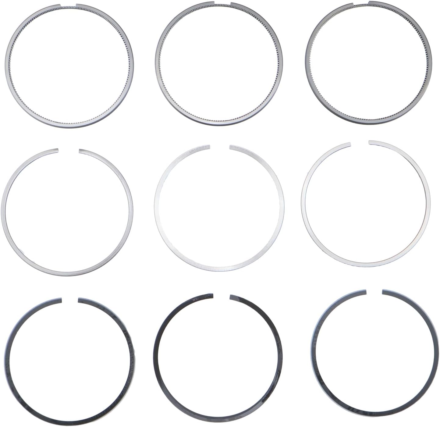 HOLDWELL 3 Sets Piston Rings 1G460-21050 Compatible with Kubota Engine D902 Tractor BX1500D BX2230D BX2350D BX2360 BX24D BX25 Excavator KX018-4 KX41-3 U17