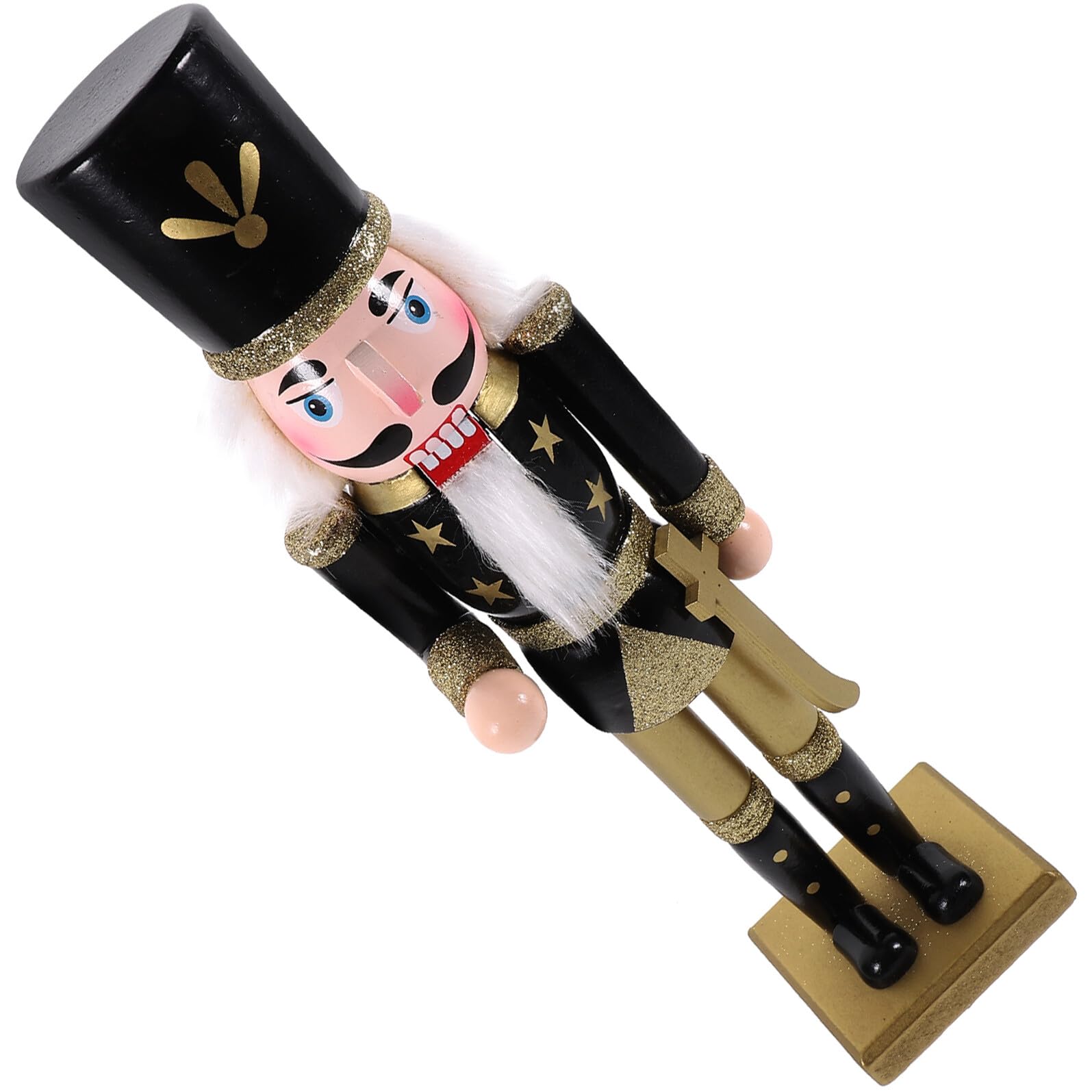 Casse-Noisette Bois POPETPOP Figurine Décorative de Noël de 30 cm