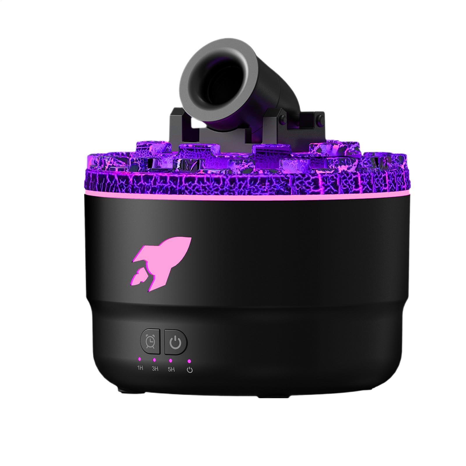 Diffusori di olio per la casa,diffusore d'aria per camera da letto | Vaporizzatore di profumo per ambiente Luce vulcanica 7 co