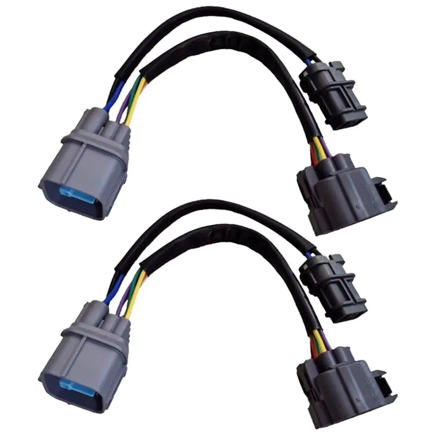 A75F-For 1999-2000 for 10 Pin OBD2 to OBD1 Distributor Engine Jumper Swap Harness 2Pcs Dizzy