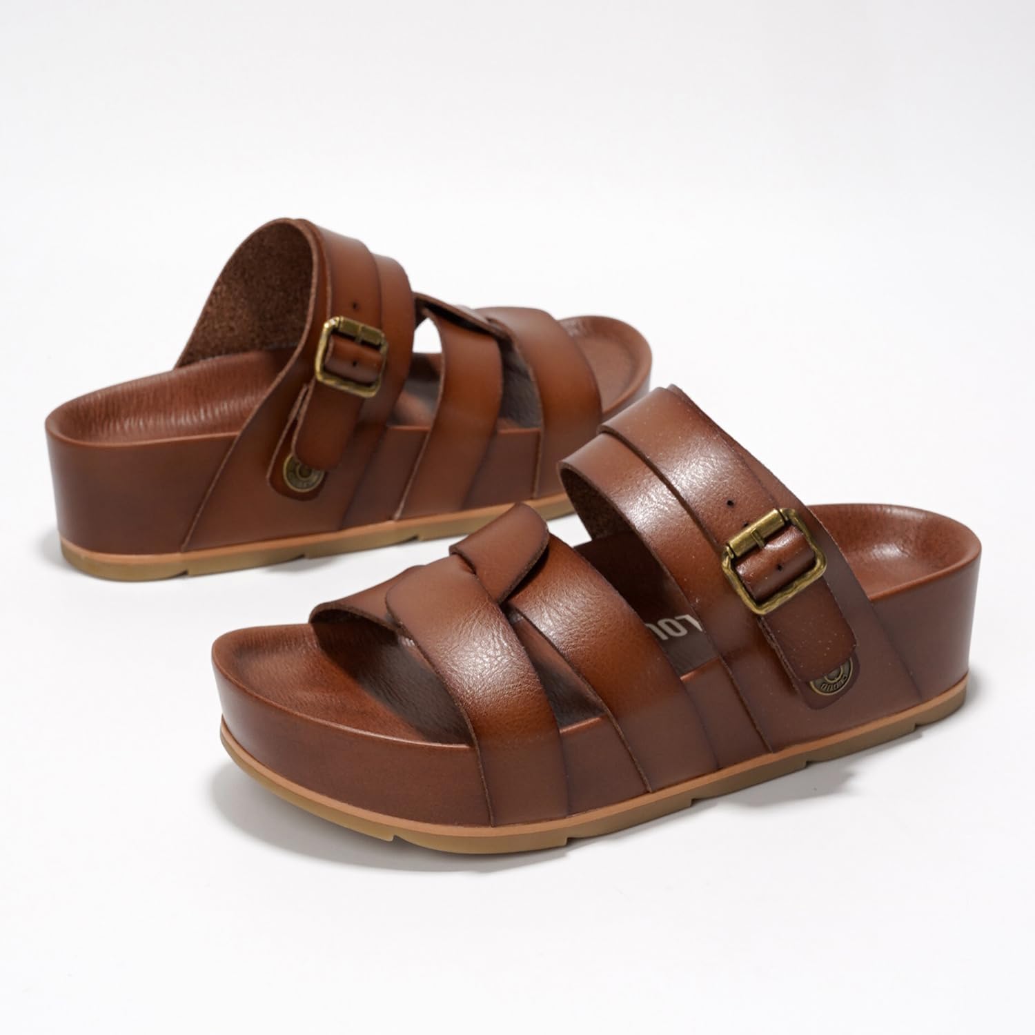 Project Cloud Platform Sandals Women – Strappy Wedges with Comfortable Plush & Soft Insole – Lightweight & Non Slip Platform Sandals for Women 2026 (Proud) - Image 6