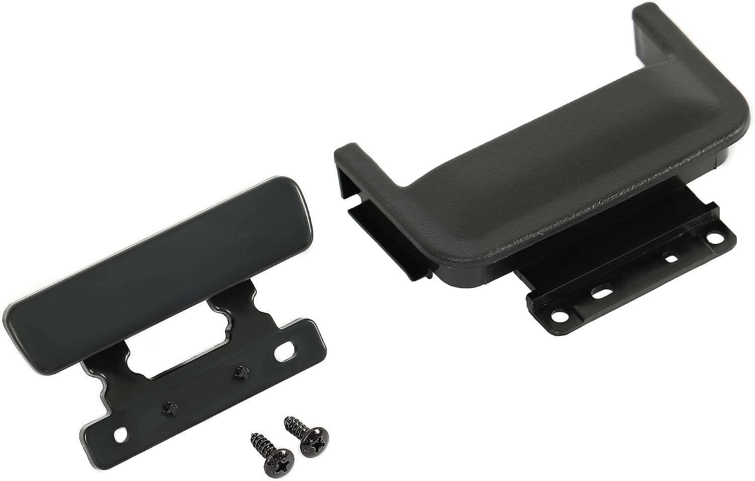 KUAFU 2PCS Center Console Armrest Latch Lid Compatible with 2007-2014 Chevy Avalanche Suburban Silverado Yukon XL GMC Denali Sierra 1500 2500 3500 HD Replacement for 20864151 20864153 20864154