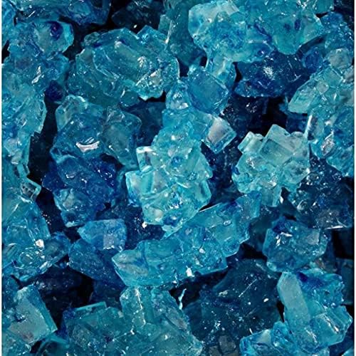 Dryden and Palmer Rock Candy Strings Blue Raspberry 1 Pound ( 16 oz ) By Nuts N More